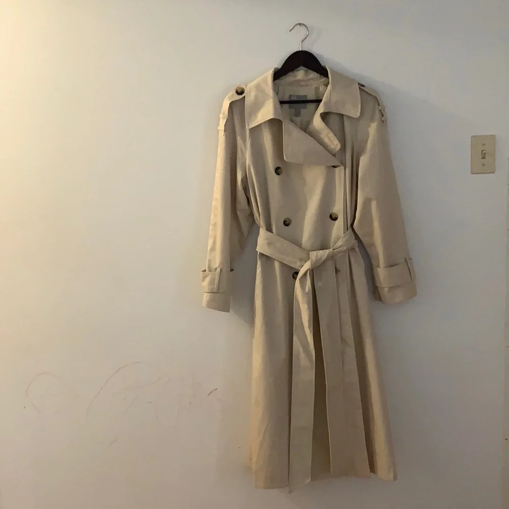Beautiful classic long Asos Curve trench coat - Picture 3 of 10